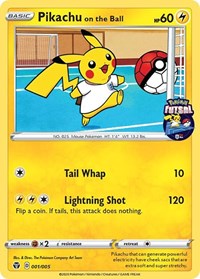 Pikachu on the Ball (001/005) [Miscellaneous Cards] | Clutch Gaming