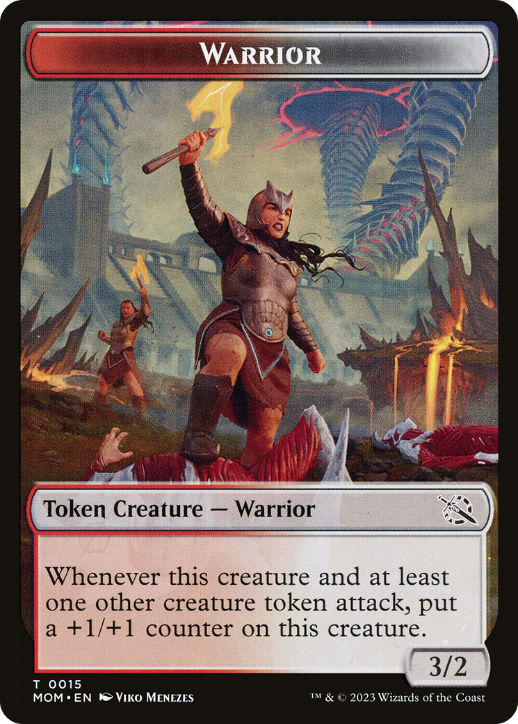 Warrior // Thopter Double-Sided Token [March of the Machine Tokens] | Clutch Gaming