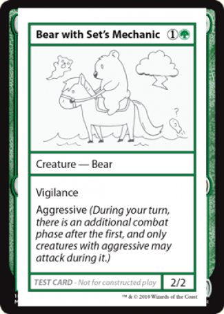 Bear with Set's Mechanic (2021 Edition) [Mystery Booster Playtest Cards] | Clutch Gaming