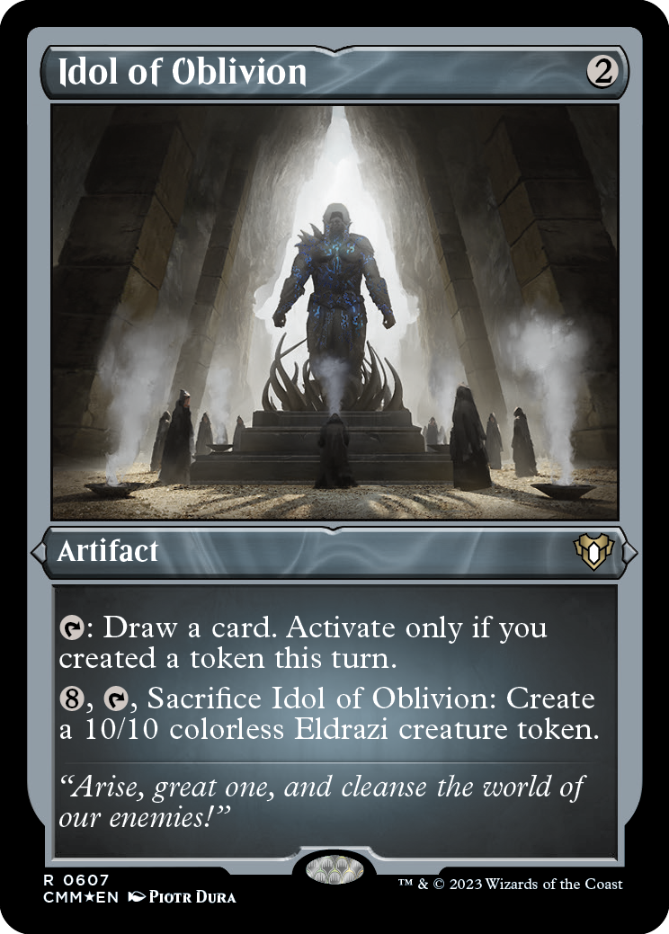 Idol of Oblivion (Foil Etched) [Commander Masters] | Clutch Gaming