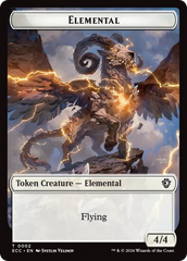 Copy // Elemental (0002) Double-Sided Token [Lorwyn Eclipsed Tokens] | Clutch Gaming