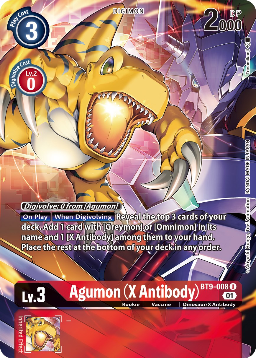 Agumon (X Antibody) [BT9-008] (Alternate Art) [X Record] | Clutch Gaming