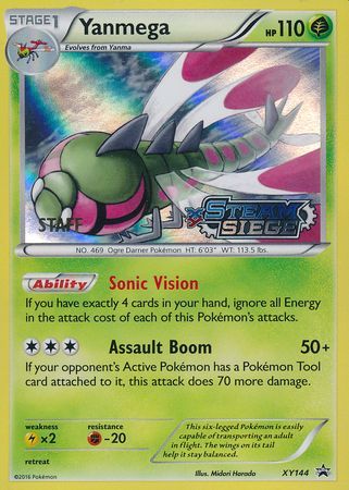 Yanmega (XY144) (Staff) [XY: Black Star Promos] | Clutch Gaming