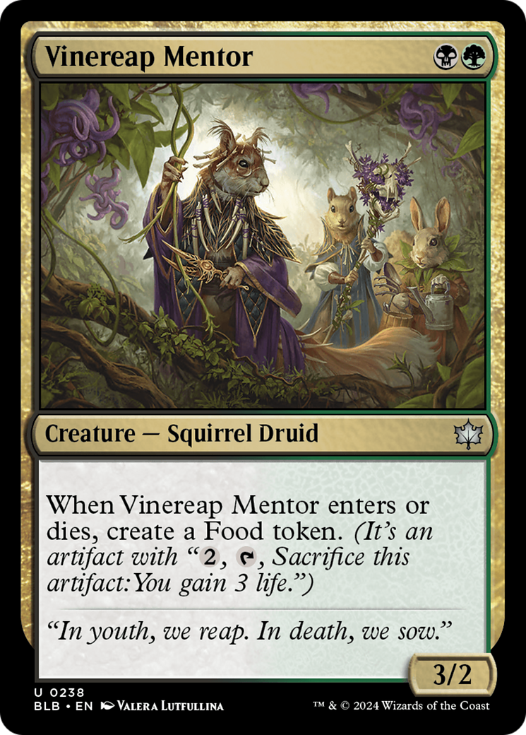 Vinereap Mentor [Bloomburrow] | Clutch Gaming