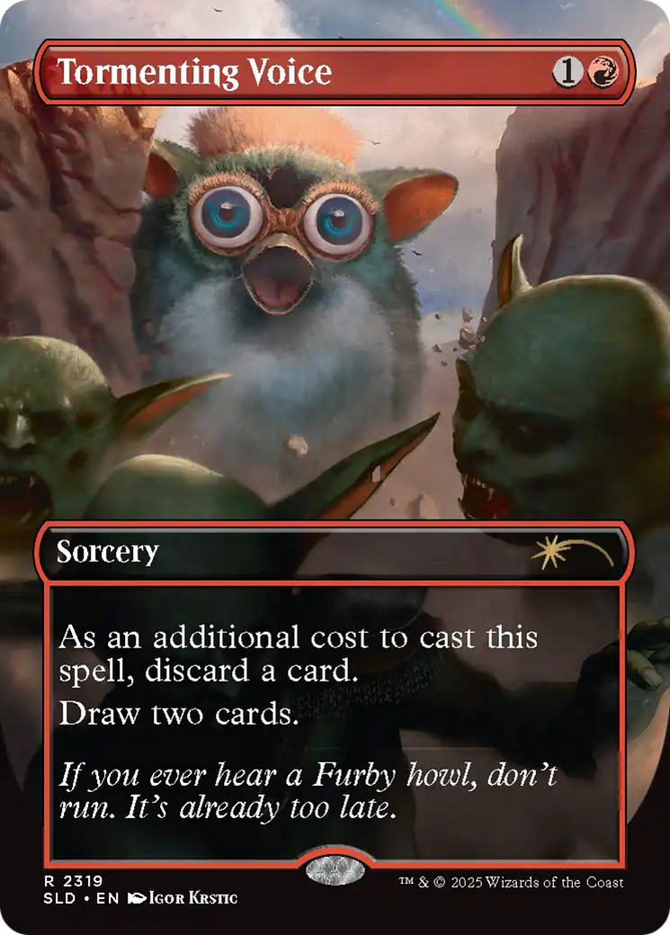 Tormenting Voice (Rainbow Foil) [Secret Lair Drop Series] | Clutch Gaming