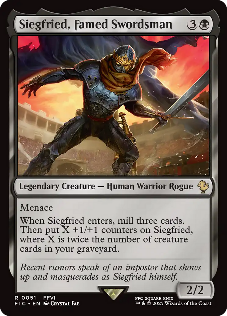 Siegfried, Famed Swordsman [FINAL FANTASY Commander] | Clutch Gaming