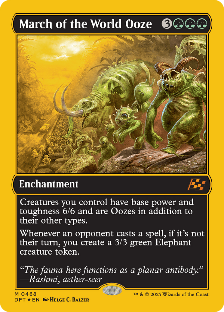 March of the World Ooze (First-Place Foil) [Aetherdrift] | Clutch Gaming