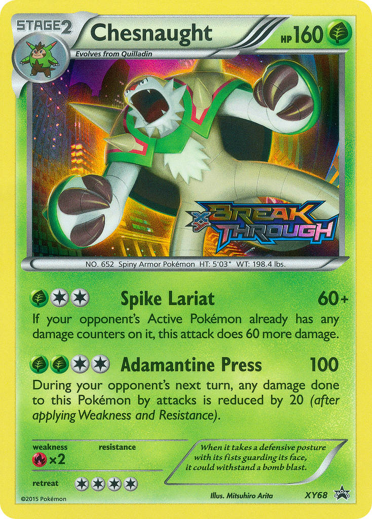 Chesnaught (XY68) [XY: Black Star Promos] | Clutch Gaming