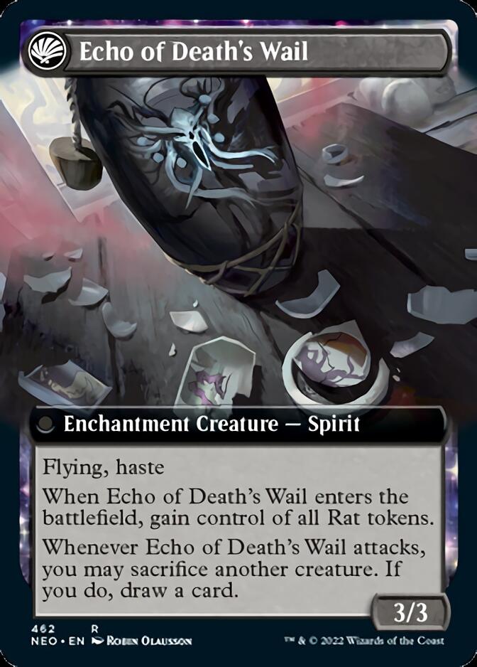 Tribute to Horobi // Echo of Death's Wail (Extended Art) [Kamigawa: Neon Dynasty] | Clutch Gaming