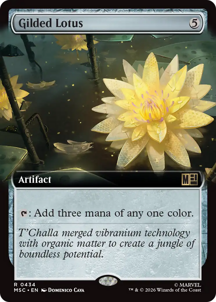 Gilded Lotus (Extended Art) [Marvel Super Heroes Commander] | Clutch Gaming