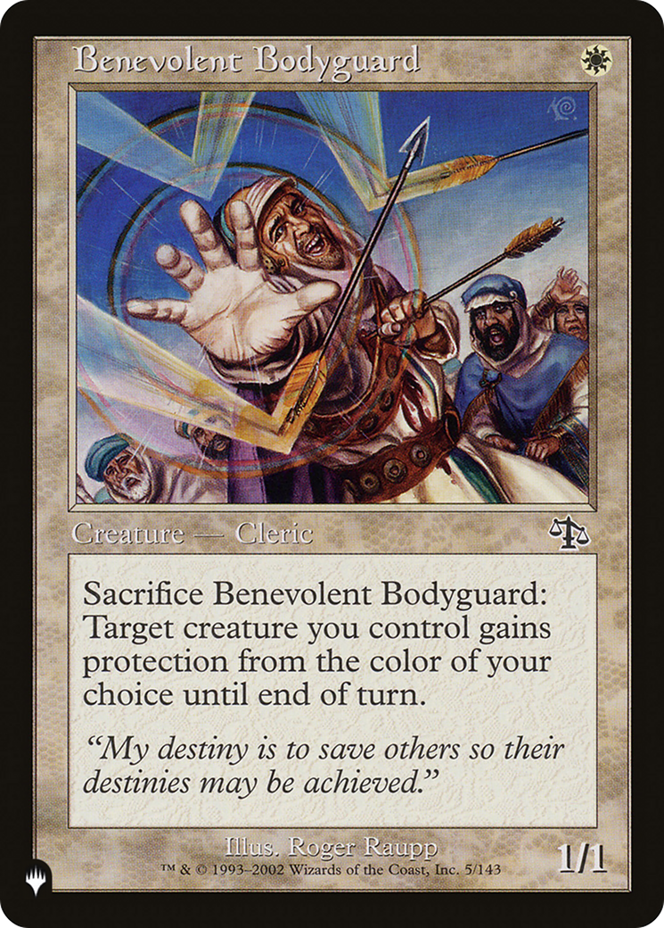 Benevolent Bodyguard [The List Reprints] | Clutch Gaming