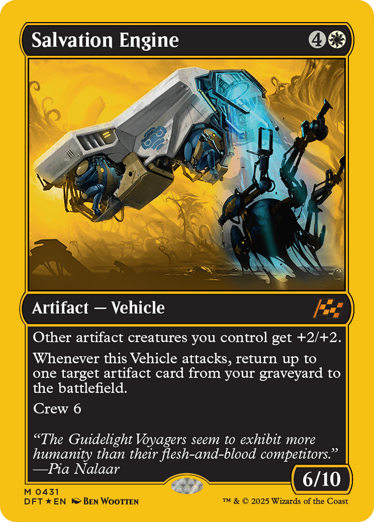 Salvation Engine (First-Place Foil) [Aetherdrift] | Clutch Gaming