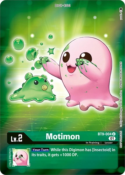 Motimon [BT9-004] (Alternative Art - Box Topper) [X Record] | Clutch Gaming