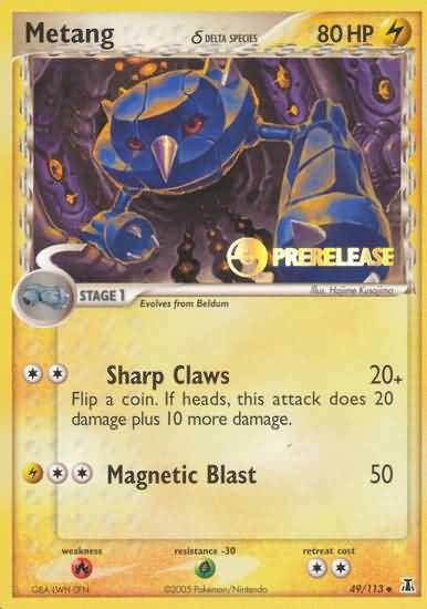 Metang (49/113) (Delta Species) (Prerelease Promo) [EX: Delta Species] | Clutch Gaming