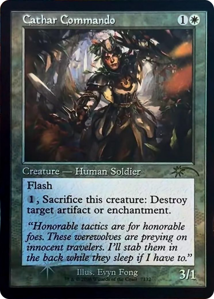 Cathar Commando (Retro Frame) [Secret Lair Drop Series] | Clutch Gaming