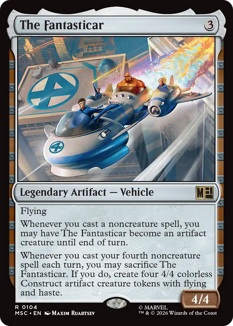 The Fantasticar (Surge Foil) [Marvel Super Heroes Commander] | Clutch Gaming