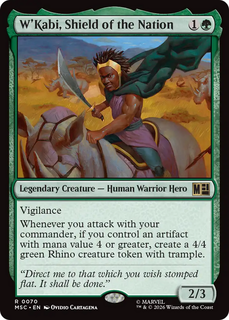 W'Kabi, Shield of the Nation (Surge Foil) [Marvel Super Heroes Commander] | Clutch Gaming