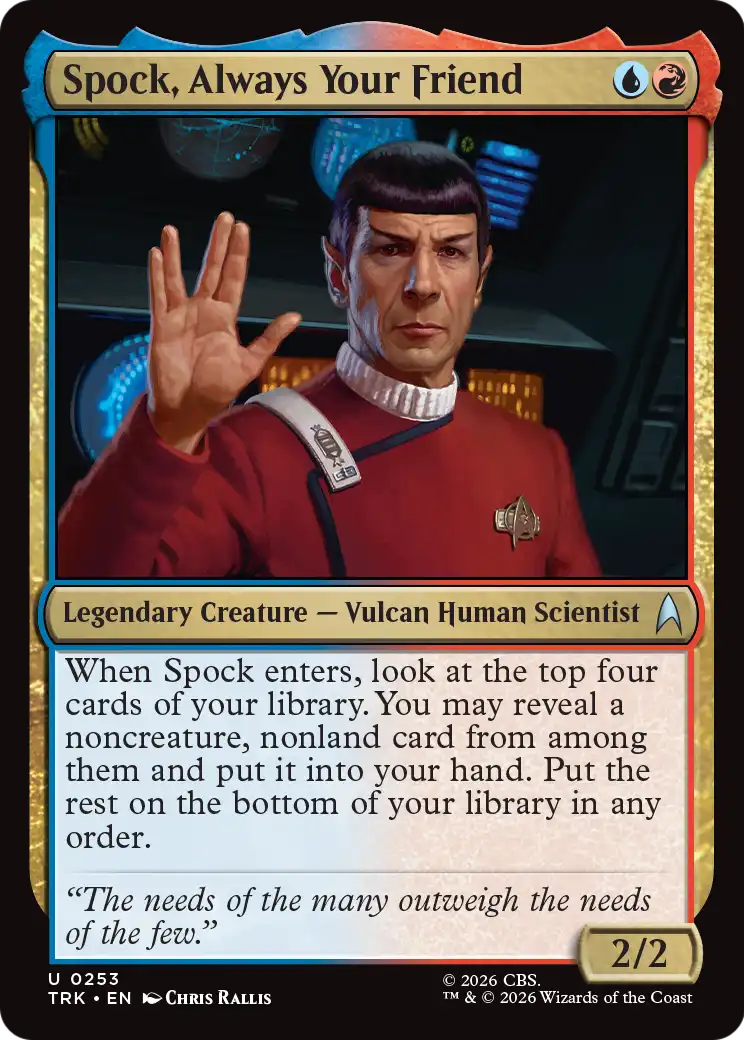 Spock, Always Your Friend [Star Trek] | Clutch Gaming
