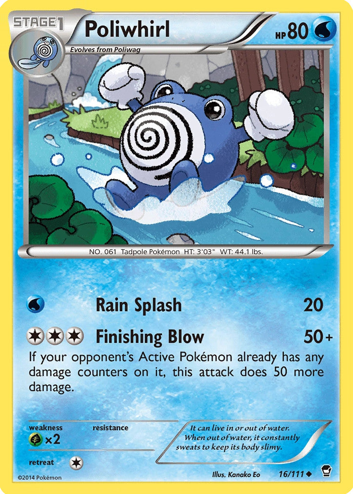 Poliwhirl (16/111) [XY: Furious Fists] | Clutch Gaming