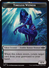 Goat // Timeless Witness Double-Sided Token [Tarkir: Dragonstorm Commander Tokens] | Clutch Gaming