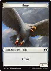 Inkling // Bird Double-Sided Token [Tarkir: Dragonstorm Commander Tokens] | Clutch Gaming