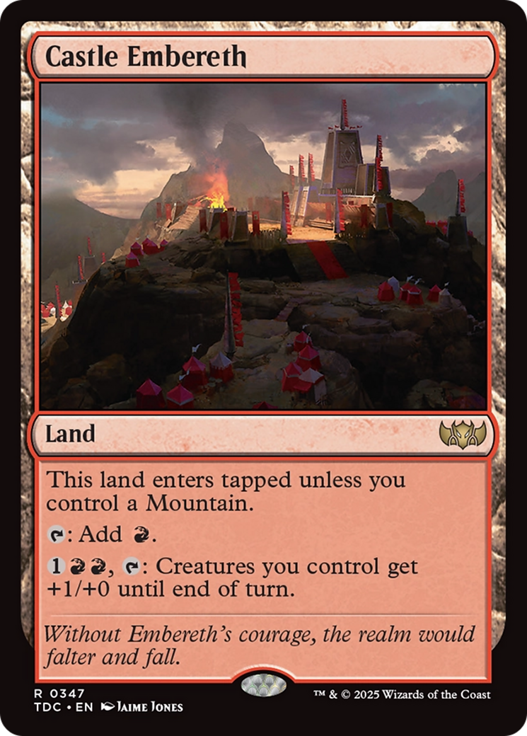 Castle Embereth [Tarkir: Dragonstorm Commander] | Clutch Gaming