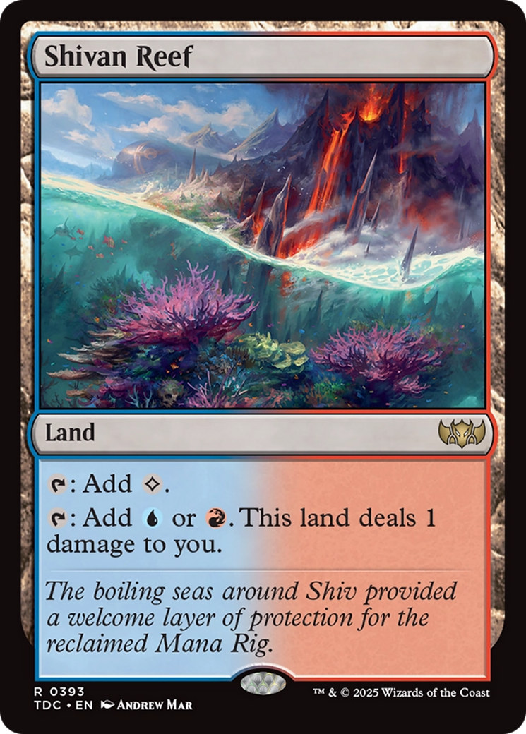 Shivan Reef [Tarkir: Dragonstorm Commander] | Clutch Gaming
