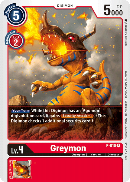 Greymon [P-010] [Promotional Cards] | Clutch Gaming