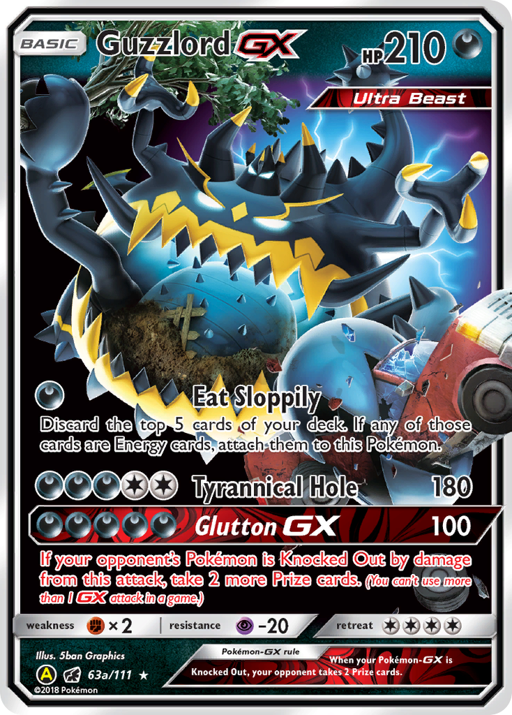 Guzzlord GX (63a/111) [Alternate Art Promos] | Clutch Gaming