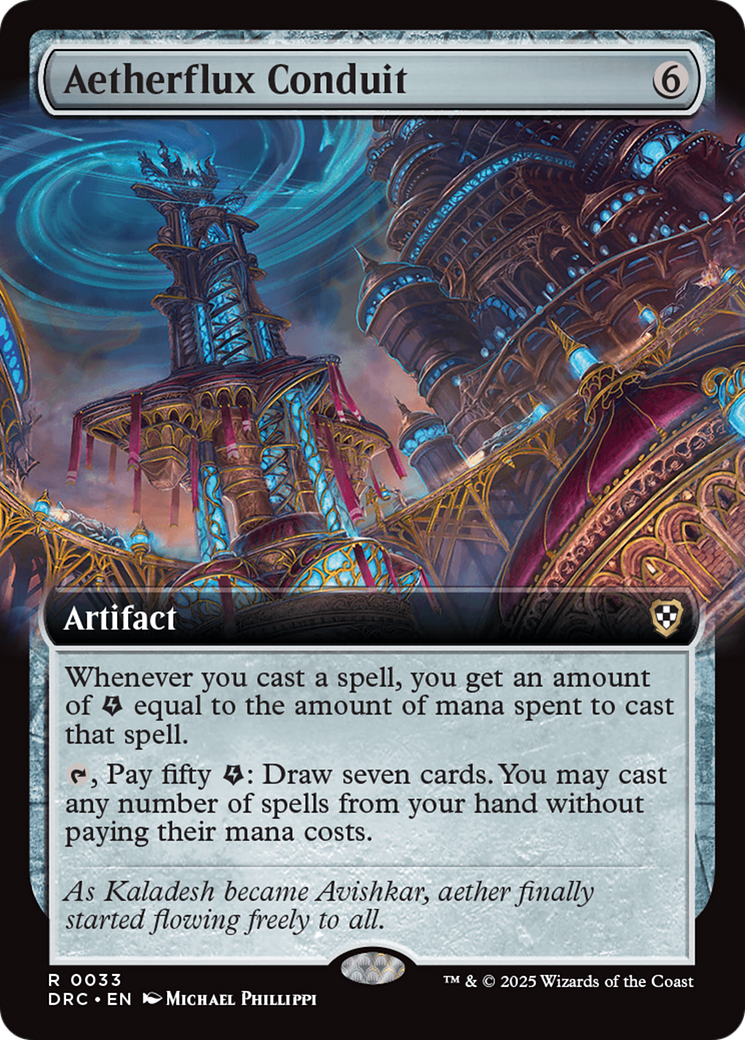 Aetherflux Conduit (Extended Art) [Aetherdrift Commander] | Clutch Gaming