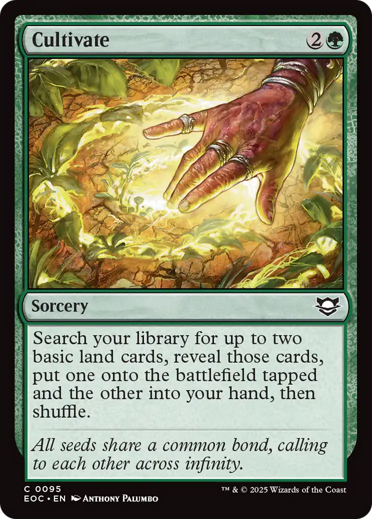Cultivate [Edge of Eternities Commander] | Clutch Gaming