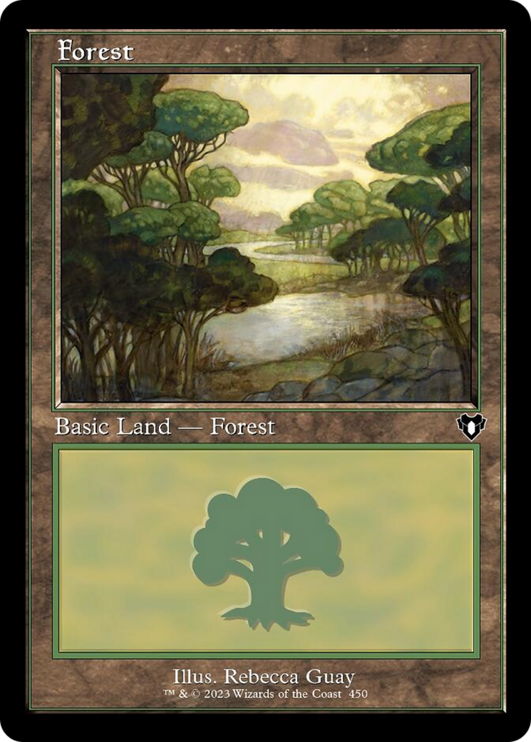 Forest (450) (Retro) [Commander Masters] | Clutch Gaming