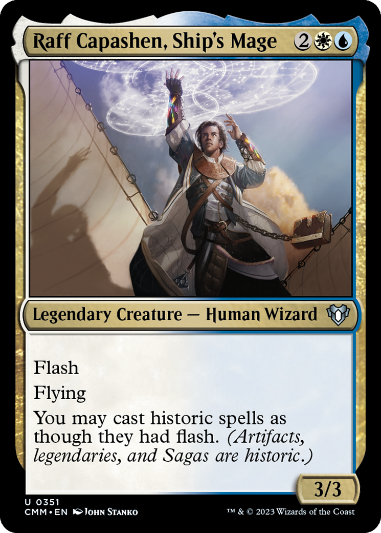 Raff Capashen, Ship's Mage [Commander Masters] | Clutch Gaming