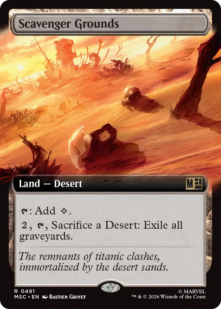 Scavenger Grounds (Extended Art) [Marvel Super Heroes Commander] | Clutch Gaming