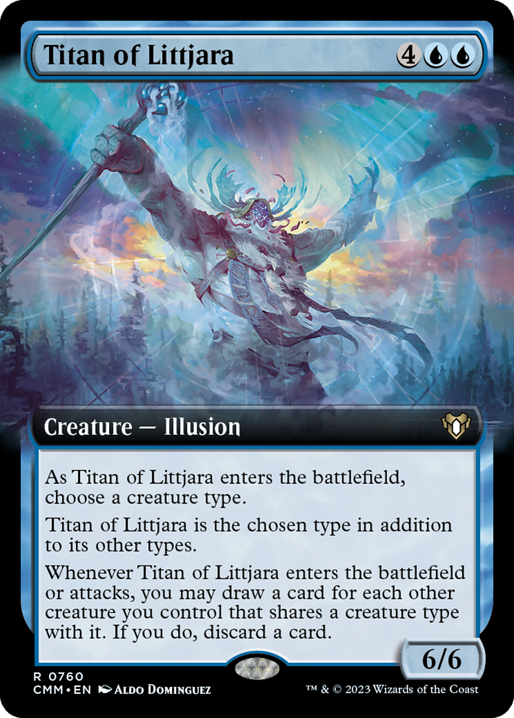 Titan of Littjara (Extended Art) [Commander Masters] | Clutch Gaming