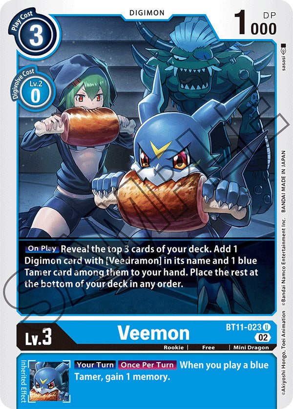 Veemon [BT11-023] [Dimensional Phase] | Clutch Gaming