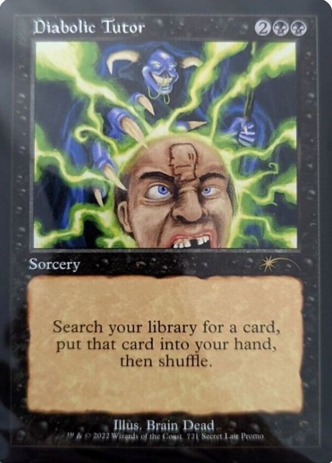 Diabolic Tutor (Retro) [Secret Lair Drop Promos] | Clutch Gaming