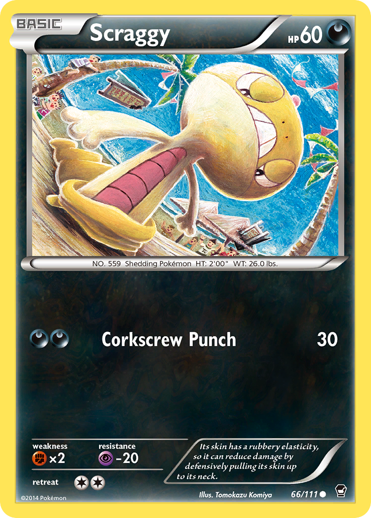 Scraggy (66/111) [XY: Furious Fists] | Clutch Gaming