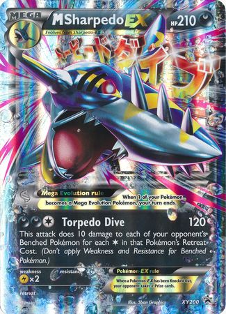 M Sharpedo EX (XY200) (Jumbo Card) [XY: Black Star Promos] | Clutch Gaming