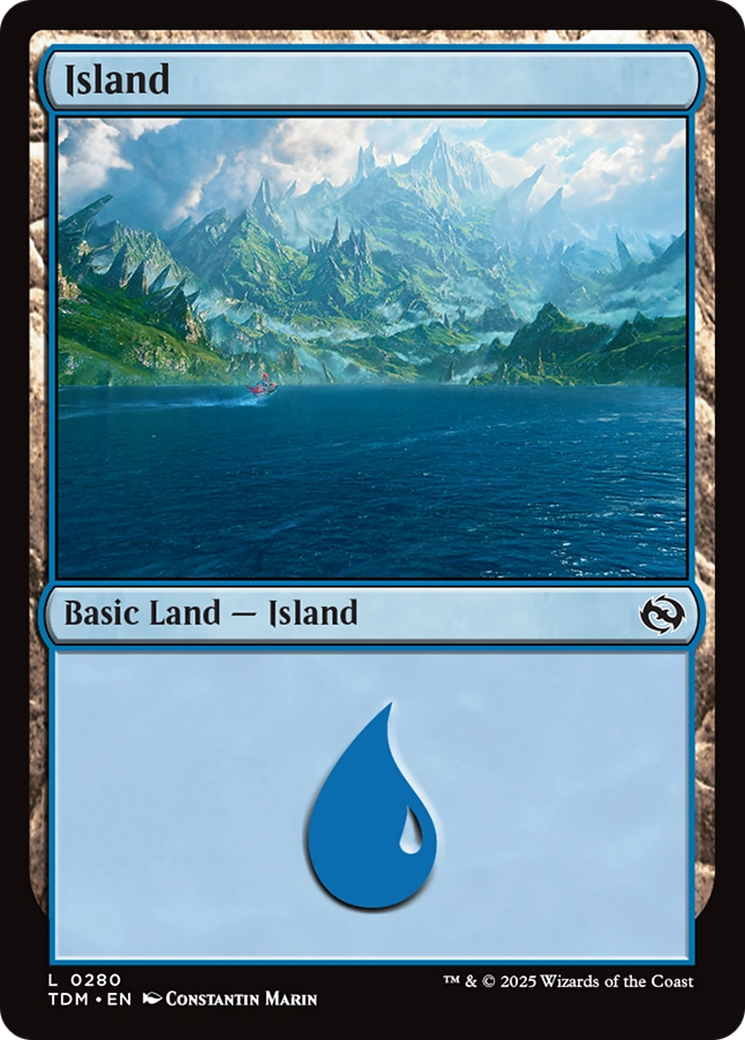 Island (0280) [Tarkir: Dragonstorm] | Clutch Gaming