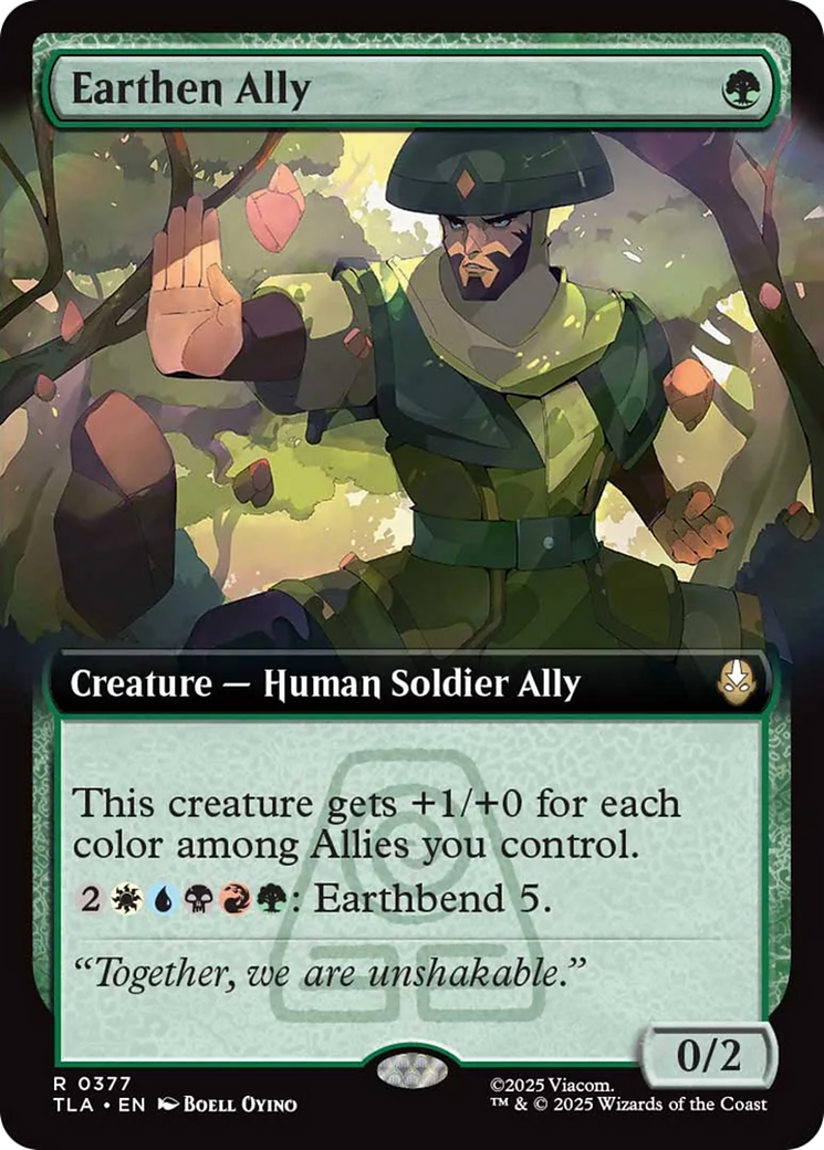 Earthen Ally (Extended Art) [Avatar: The Last Airbender] | Clutch Gaming