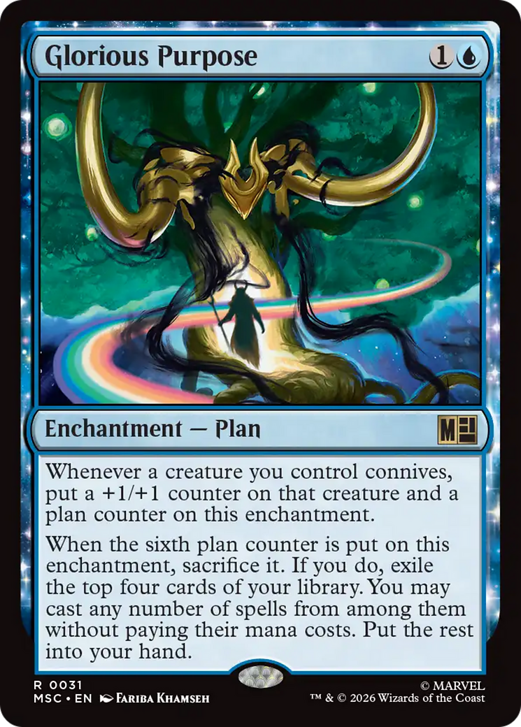 Glorious Purpose (Surge Foil) [Marvel Super Heroes Commander] | Clutch Gaming