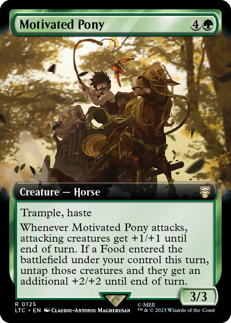 Motivated Pony (Extended Art) [The Lord of the Rings: Tales of Middle-Earth Commander] | Clutch Gaming