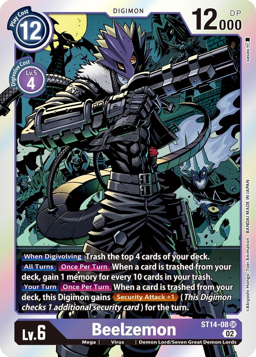 Beelzemon [ST14-08] [Starter Deck: Beelzemon Advanced Deck Set] | Clutch Gaming