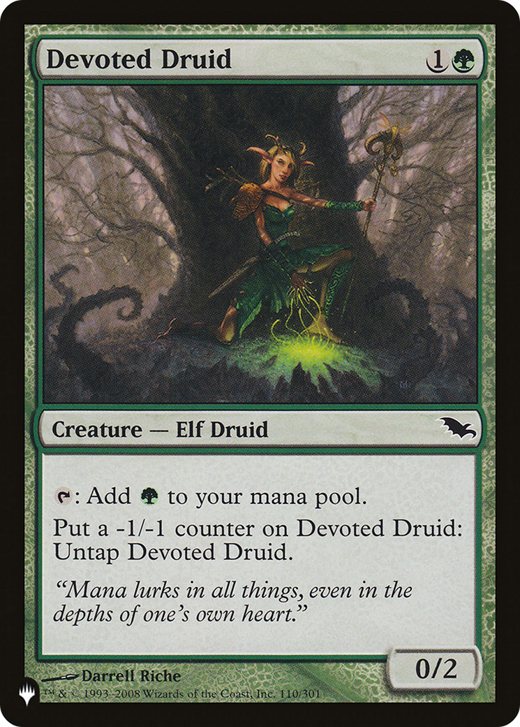 Devoted Druid (SHM) [The List Reprints] | Clutch Gaming