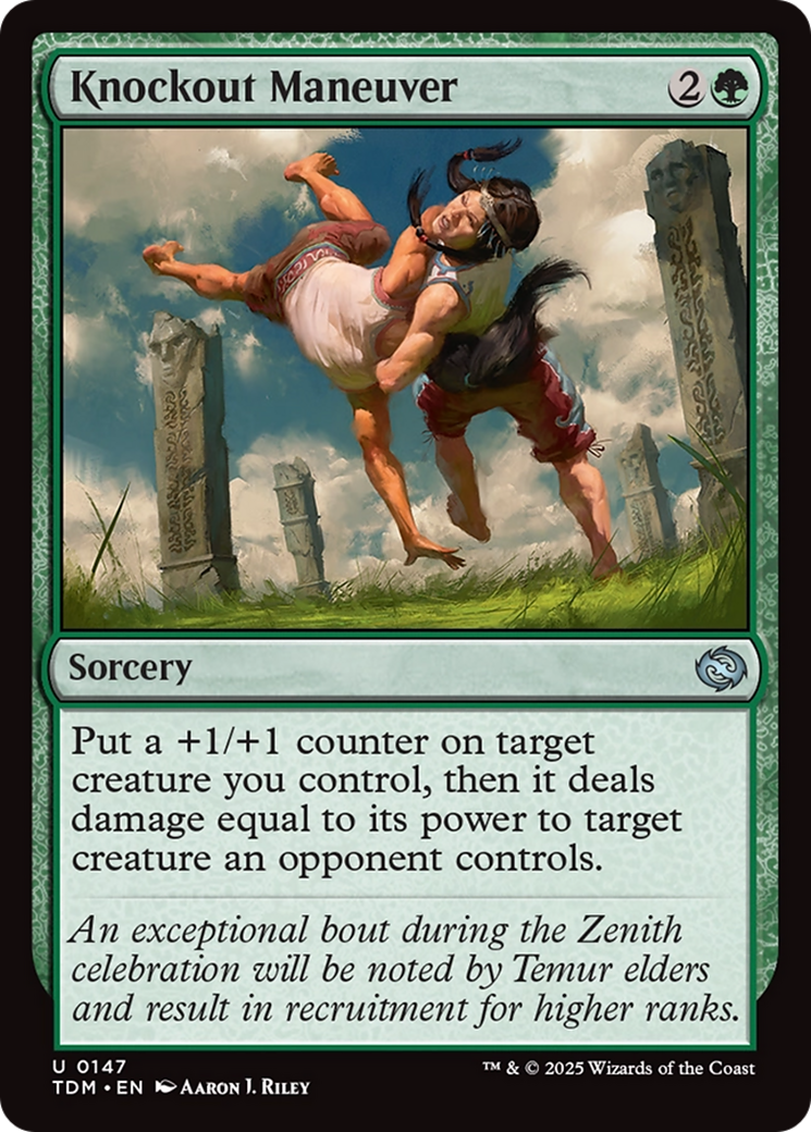Knockout Maneuver [Tarkir: Dragonstorm] | Clutch Gaming