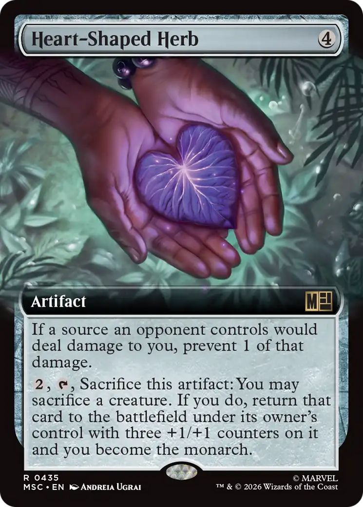 Heart-Shaped Herb (Extended Art) [Marvel Super Heroes Commander] | Clutch Gaming