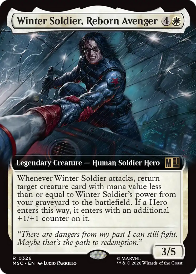 Winter Soldier, Reborn Avenger (Extended Art) [Marvel Super Heroes Commander] | Clutch Gaming