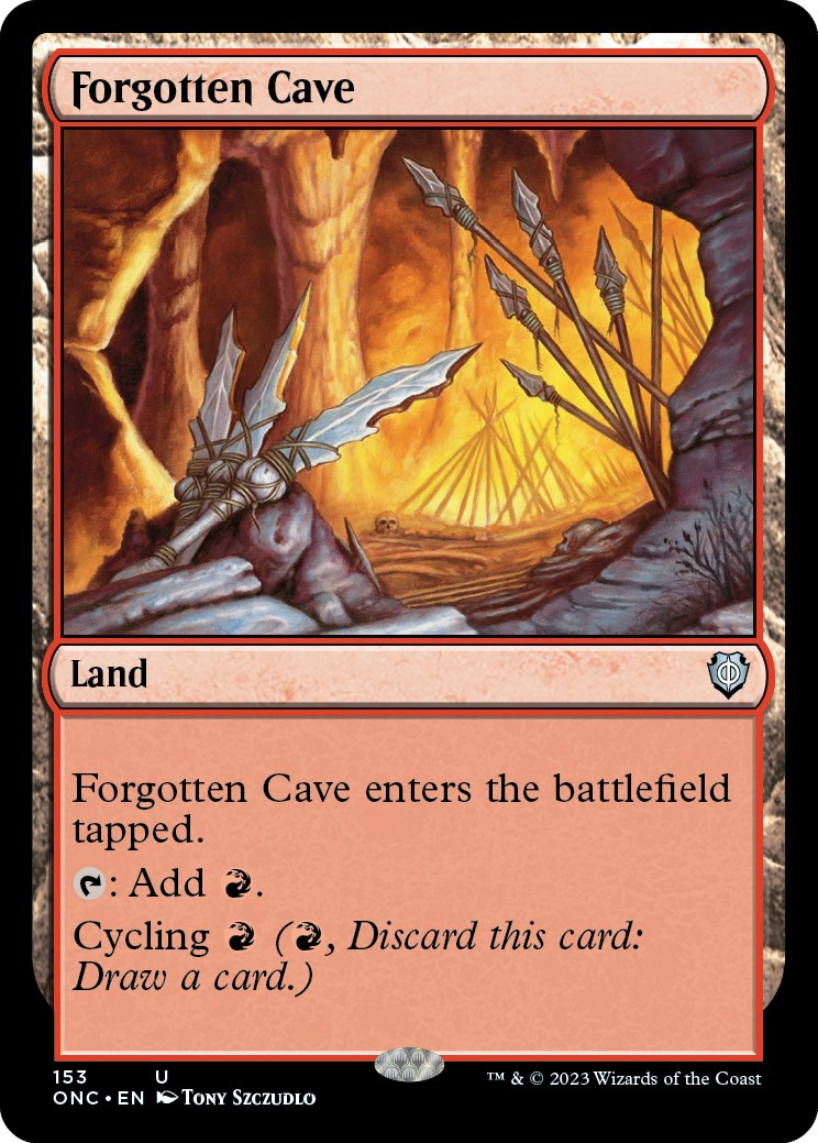 Forgotten Cave [Phyrexia: All Will Be One Commander] | Clutch Gaming