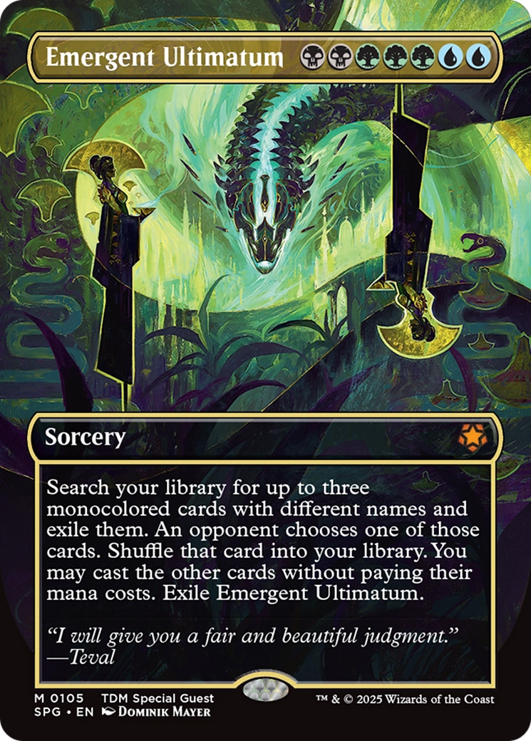 Emergent Ultimatum (Borderless) [Tarkir: Dragonstorm Special Guests] | Clutch Gaming